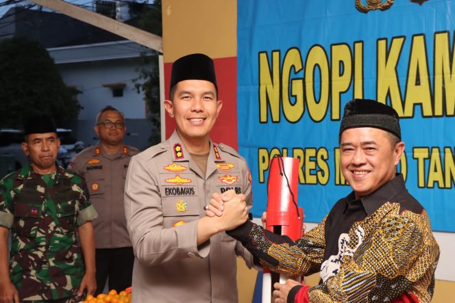 
 Ngopi Kamtibmas di Poris Jaya, Polres Metro Tangerang Kota Serap Aspirasi Warga soal Keamanan