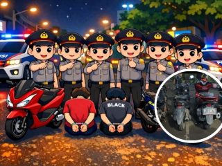 Patroli Dini Hari, Polsek Batuceper Gagalkan Aksi Begal di Kota Tangerang