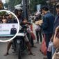 Ketua DPD Organisasi Pers FWJ Indonesia DKI Jakarta, Rosid, saat memimpin kegiatan pembagian takjil kepada pengguna jalan di Jakarta Utara sebagai bentuk kepedulian sosial insan pers. Foto: Istimewa/Gmanews.id