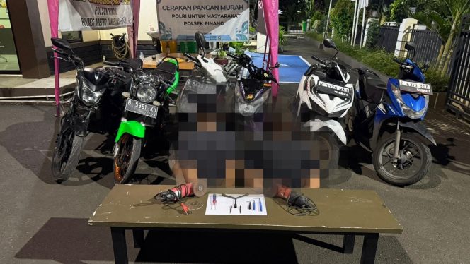
 Patroli Subuh dan Teriakan Korban Bongkar Aksi Pencurian Sepeda Motor di Wilayah Kecamatan Pinang