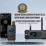 POKDARKAMTIBMAS FAMILY Manfaatkan Zello Walkie Talkie untuk Pantau Arus Mudik Secara Real Time