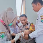Imunisasi Campak Serentak di Desa  Karang Tengah, Pemdes Dorong Perlindungan Anak Usia Dini