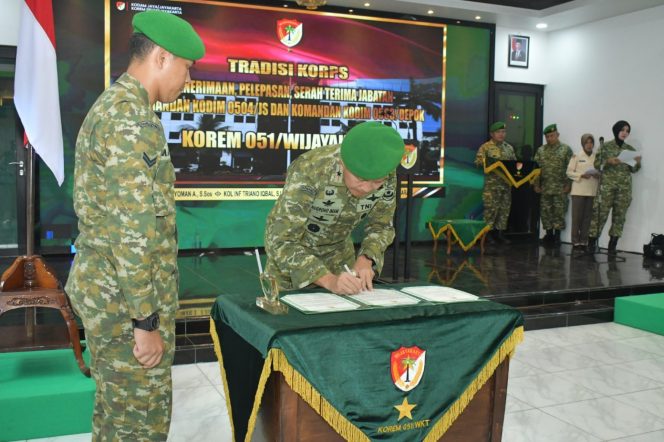 
 Rotasi jabatan Dandim Jakarta Selatan dan Depok jadi bagian pembinaan personel TNI AD untuk tingkatkan efektivitas tugas