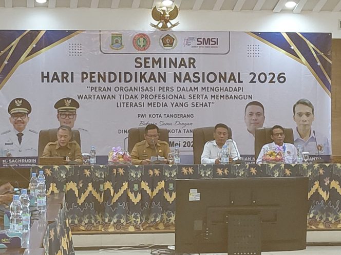 
 Seminar Hardiknas 2026 di Kota Tangerang Dorong Edukasi Anti Hoaks dan Penguatan Etika Jurnalistik