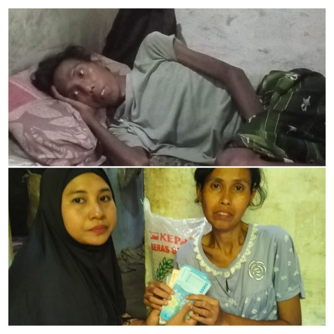 
 Aksi solidaritas warga Parungpanjang bantu keluarga Mang Yasin yang kesulitan biaya pengobatan dan kebutuhan sehari-hari
