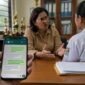 Gambar hanya Ilustrasi : Percakapan melalui pesan singkat WhatsApp ‎