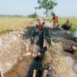 Lokasi pekerjaan Program P3TGAI (P3A Mitra Cai Asem) Desa Tanjung Anom, Kec Mauk, Kamis 16-07-2026