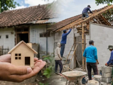 Gambar hanya ilustrasi : Bantuan bedah rumah tidak layak huni