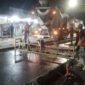 Pekerjaan Betonisasi Jalan Raya Mauk, Desa Gintung Kecamatan Sukadiri, Jumat 21-08-2026, Malam