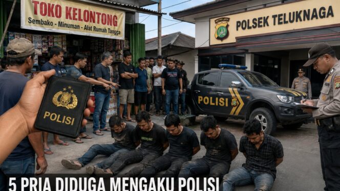 Gambar hanya Ilustrasi: Penangkapan 5 Pria Yang di duga Mengaku Polisi 
