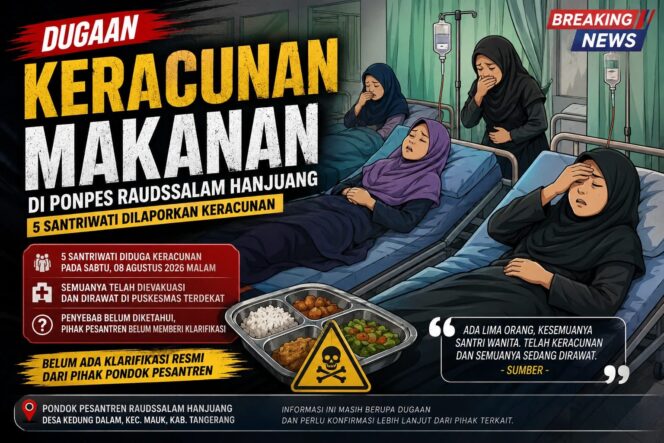 Gambar hanya Ilustrasi, Para korban yang di duga keracunan makanan