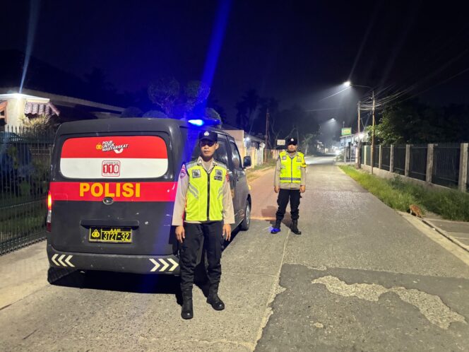Polsek Mauk menyisir jalur rawan untuk mencegah 3C dan balap liar