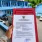 Dokumen Sertifikat Laik Higiene Sanitasi untuk Satuan Pelayanan Pemenuhan Gizi (SPPG) Tangerang Mauk Tanjung Anom yang diterbitkan oleh Dinas Kesehatan Kabupaten Tangerang. (Photo Istimewa: @gmanews.id)