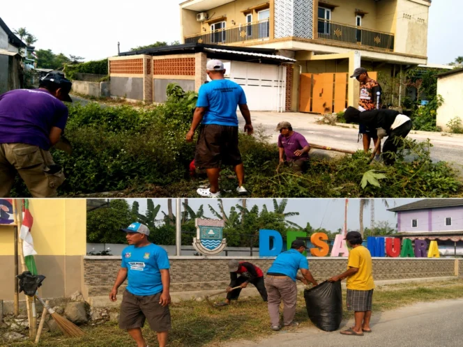 Pemdes Muara Kecamatan Teluknaga, Giat Kerja Bhakti Lingkungan, Minggu 16-08-2026