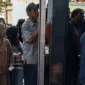 Penyaluran Bansos pangan (beras) di Aula Kantor Desa Tanjung Pasir, Rabu 05-09-2029
